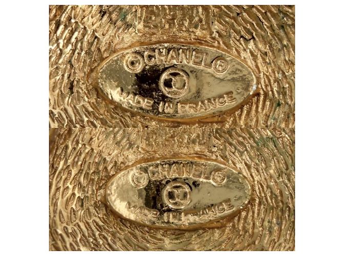 Orecchini a clip dorati Chanel D'oro - vista 4