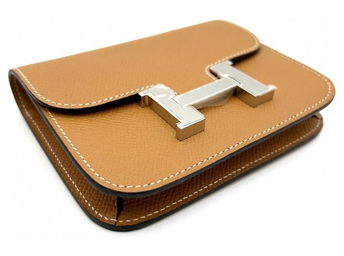 Hermès Hermes Constance Slim Bi-fold Wallet Braun - Ansicht 3