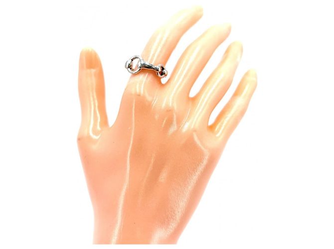 Ring Hermès Anillo con diseño de bocado de caballo en plata Hermes - vista 2