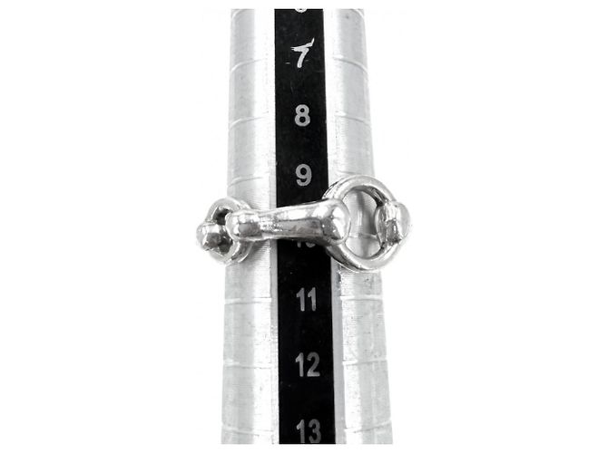 Ring Hermès Anillo con diseño de bocado de caballo en plata Hermes - vista 3