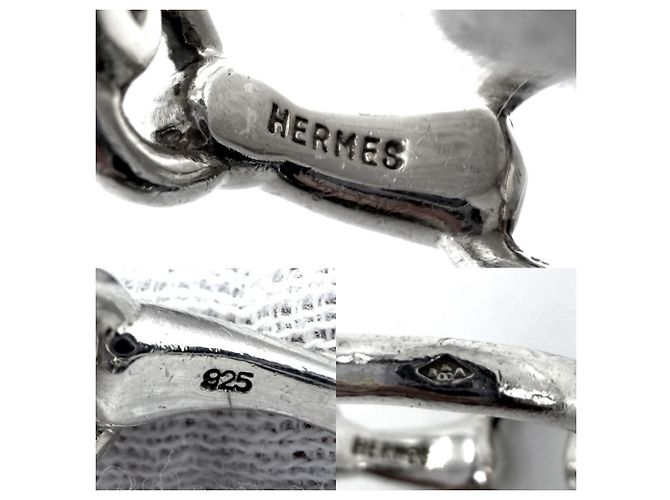 Ring Hermès Anillo con diseño de bocado de caballo en plata Hermes - vista 4