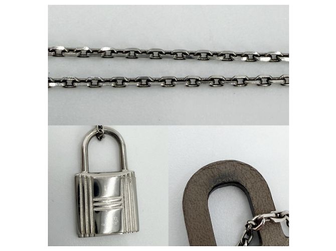 Hermès Collana Hermes O'Kelly PM da donna Marrone Argento - vista 6