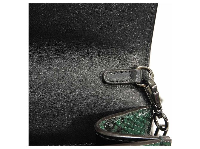 Clutch con catena Varenne Jimmy Choo Verde - vista 9