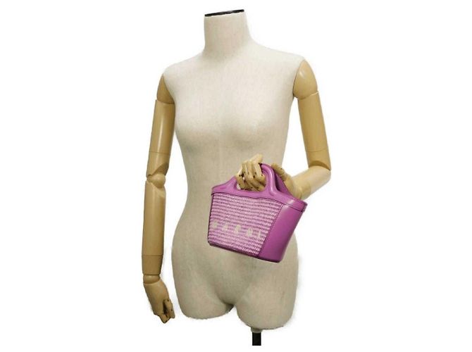 Marni Tropicalia Micro Handbag Lila - Ansicht 3
