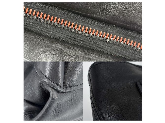 Hermès Borsa a tracolla Hermes Men's Caravan Horizontal MM Nero - vista 7