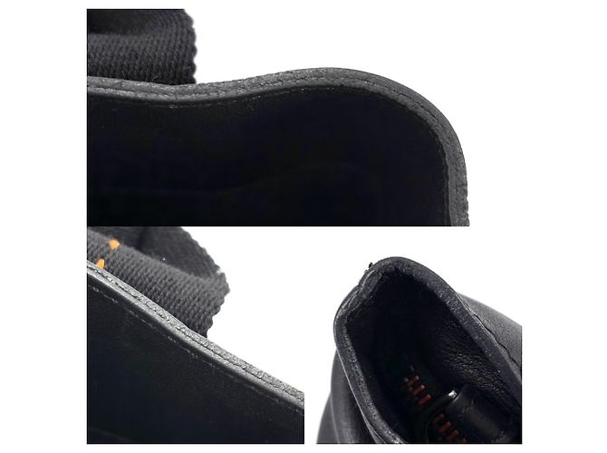 Hermès Borsa a tracolla Hermes Men's Caravan Horizontal MM Nero - vista 8