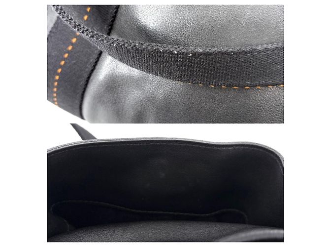 Hermès Borsa a tracolla Hermes Men's Caravan Horizontal MM Nero - vista 9