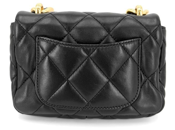 Borsa a tracolla matelassé da donna Chanel Nero - vista 2