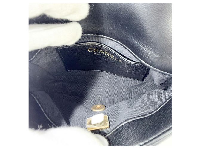 Borsa a tracolla matelassé da donna Chanel Nero - vista 4