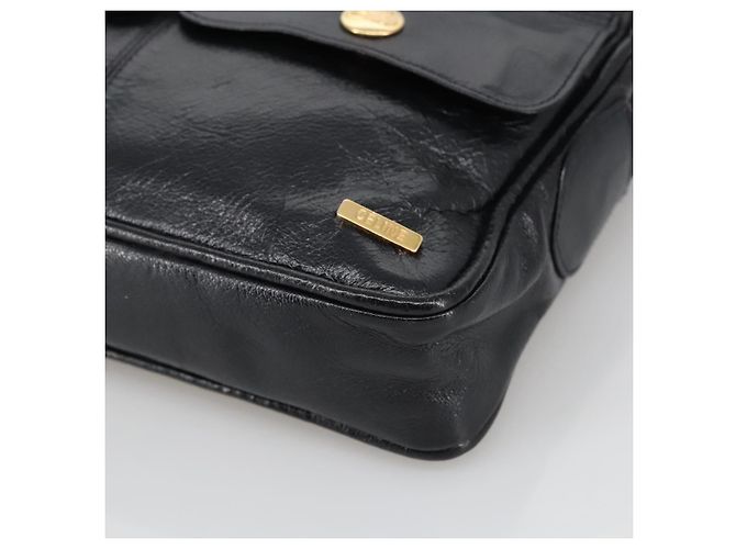 Céline Celine Cuir Vintage Noir - vue 7