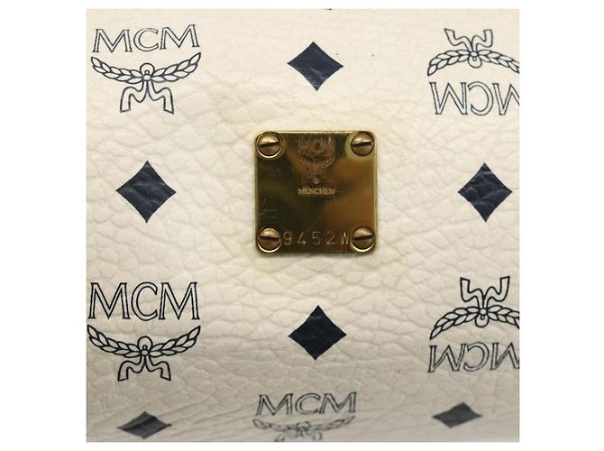 MCM Visetos Leder Weiß - Ansicht 6