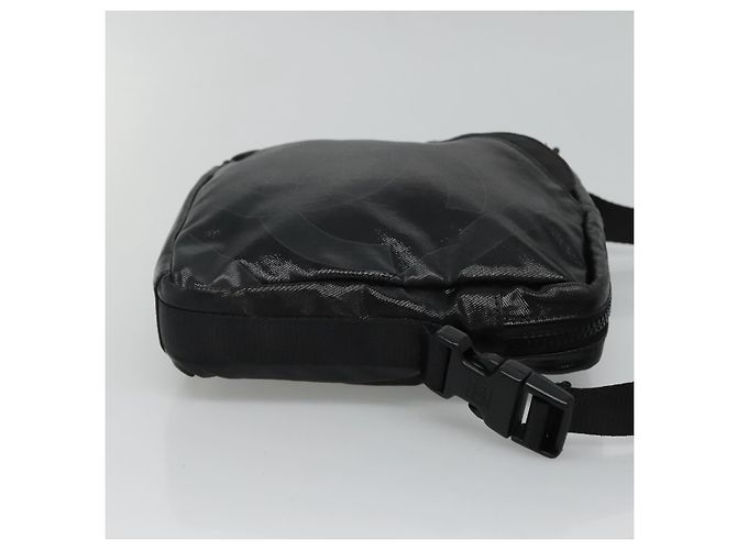 Sac Messenger Chanel Sport Line en Toile Enduite Medium Noir - vue 3