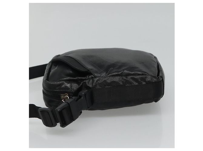Sac Messenger Chanel Sport Line en Toile Enduite Medium Noir - vue 4