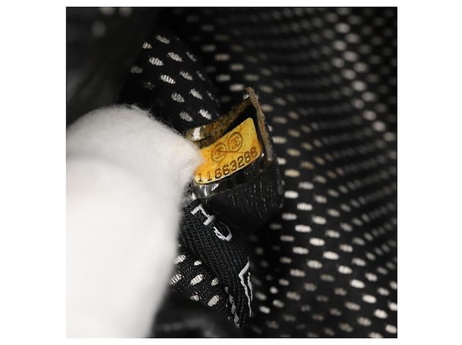 Sac Messenger Chanel Sport Line en Toile Enduite Medium Noir - vue 7