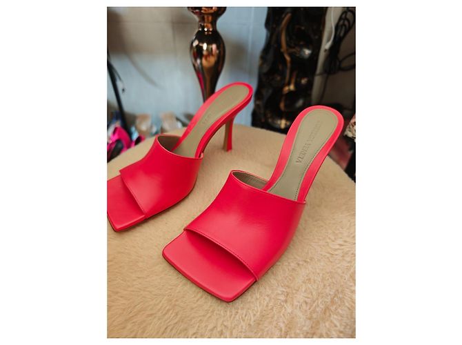Bottega Veneta Sandali Stretch - Colore Lollipop Rosa - vista 4