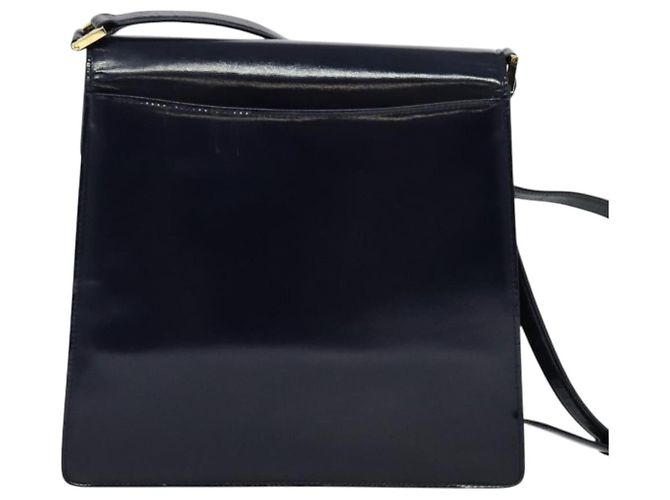 Saint Laurent Vintage Flap Leather Nero - vista 2