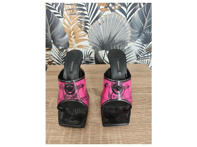 Versace Mules à imprimé Medusa - vue 2