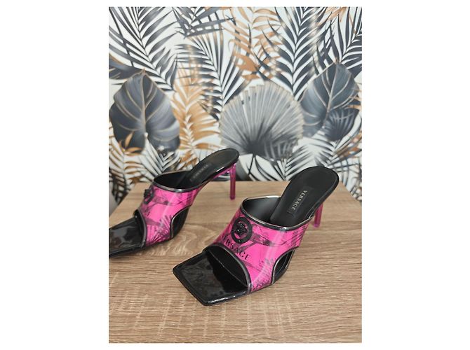 Versace Mules à imprimé Medusa - vue 3