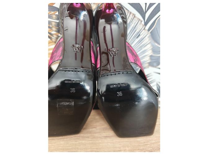 Versace Mules à imprimé Medusa - vue 5