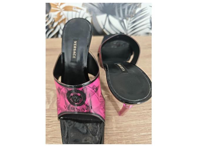 Versace Mules à imprimé Medusa - vue 7