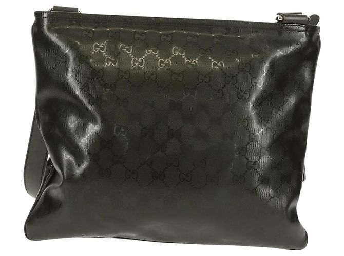 Borsa a tracolla Gucci Zip Top Messenger GG Imprimé Cachi - vista 2