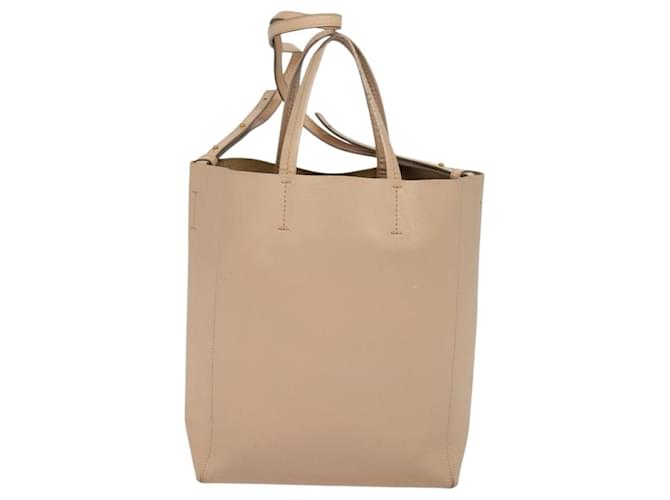 Céline Cabas Verticale Celine in Pelle Large Rosa - vista 2