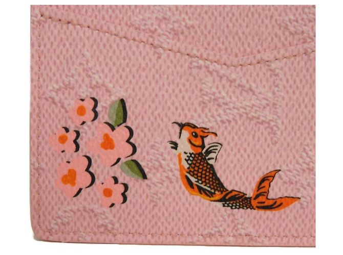 Organizer Tarjetero Monogram rosa Louis Vuitton - vista 12