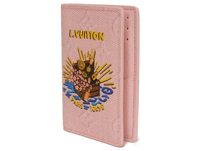 Organizer Tarjetero Monogram rosa Louis Vuitton - vista 2