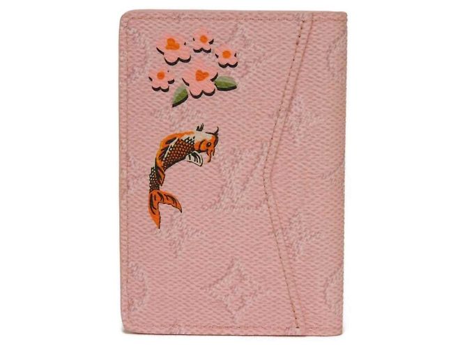 Organizer Tarjetero Monogram rosa Louis Vuitton - vista 3
