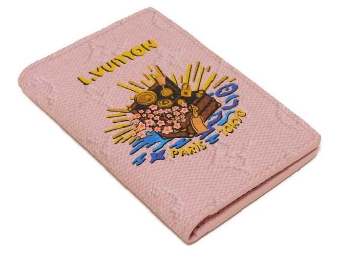 Organizer Tarjetero Monogram rosa Louis Vuitton - vista 4
