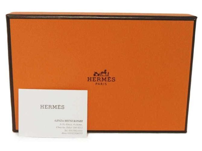 Hermès Monedero Calvi Duo Hermes Gris Gris pardo - vista 15