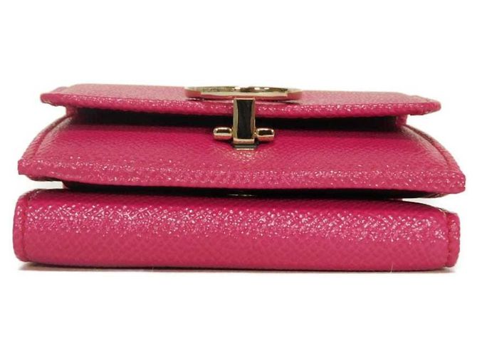 Bulgari Bvlgari Tri-Fold Wallet aus rosa Leder Pink - Ansicht 15