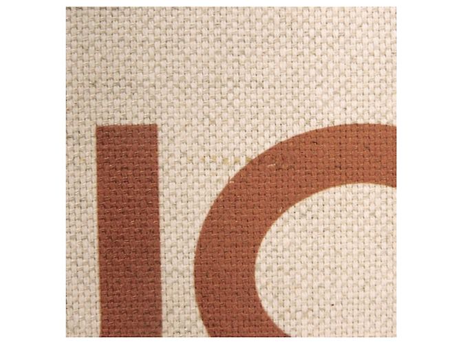 Clutch Gucci in lino beige - vista 11
