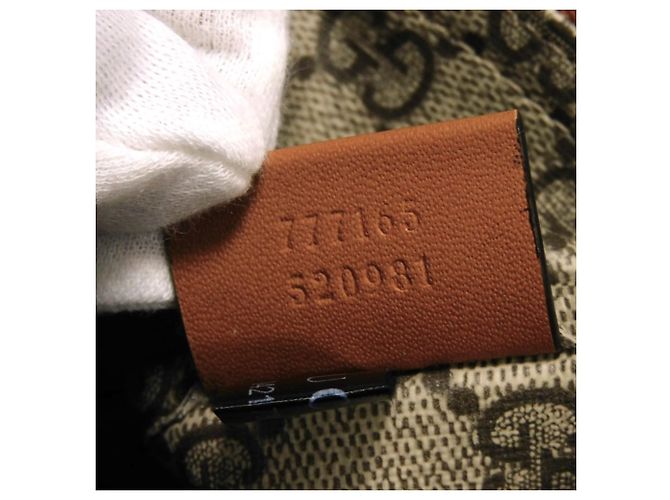Clutch Gucci in lino beige - vista 7