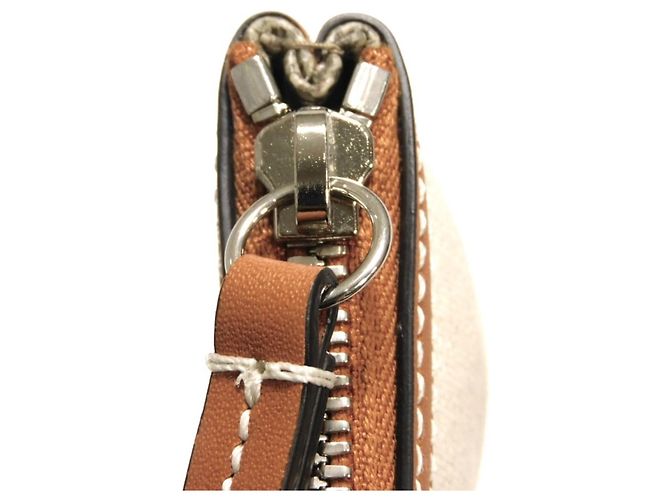 Clutch Gucci in lino beige - vista 9