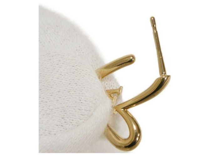 Orecchini Louis Vuitton Heart Falling in Love PM Gold Stud D'oro - vista 9