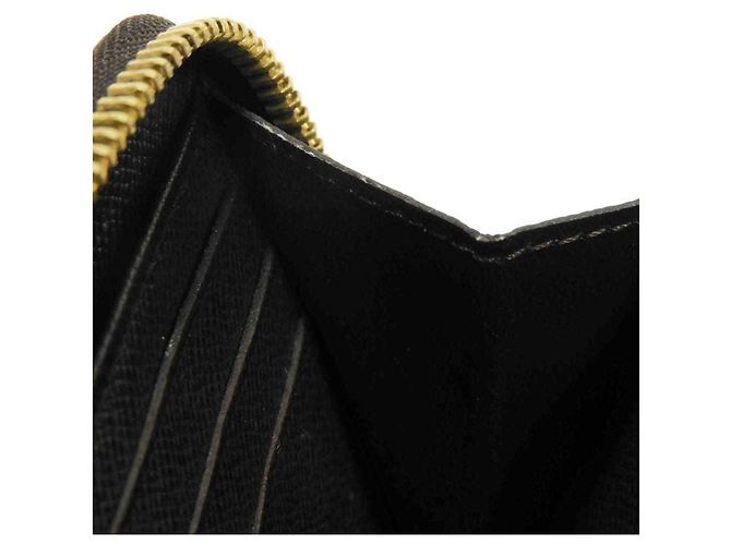 Louis Vuitton Zippy Wallet aus Damier Canvas Braun Damier ebene - Ansicht 12