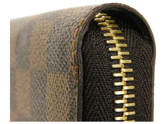 Louis Vuitton Zippy Wallet aus Damier Canvas Braun Damier ebene - Ansicht 20