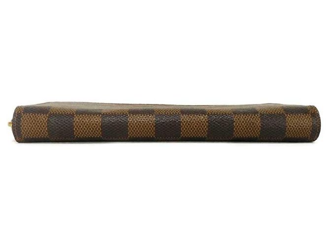 Louis Vuitton Zippy Wallet aus Damier Canvas Braun Damier ebene - Ansicht 22