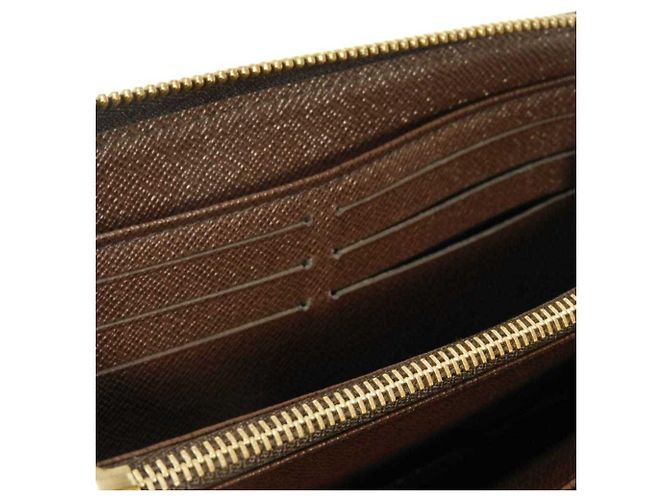 Louis Vuitton Zippy Wallet aus Damier Canvas Braun Damier ebene - Ansicht 8
