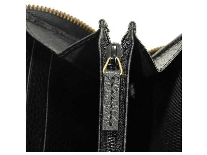 Portafoglio con zip Gucci GG Marmont Courier Nero - vista 11
