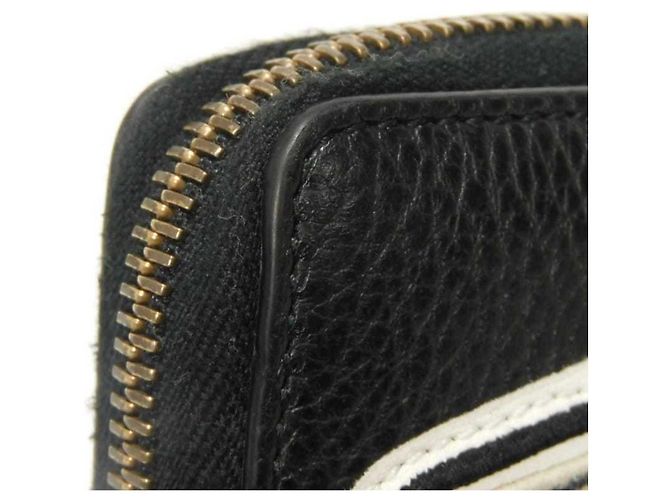 Portafoglio con zip Gucci GG Marmont Courier Nero - vista 19