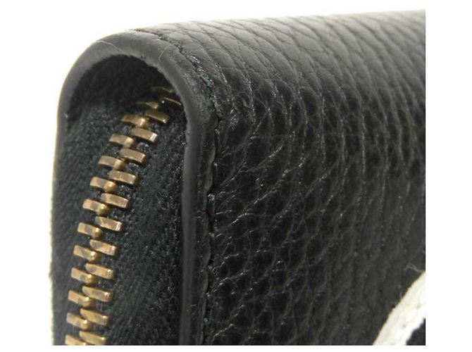 Portafoglio con zip Gucci GG Marmont Courier Nero - vista 21