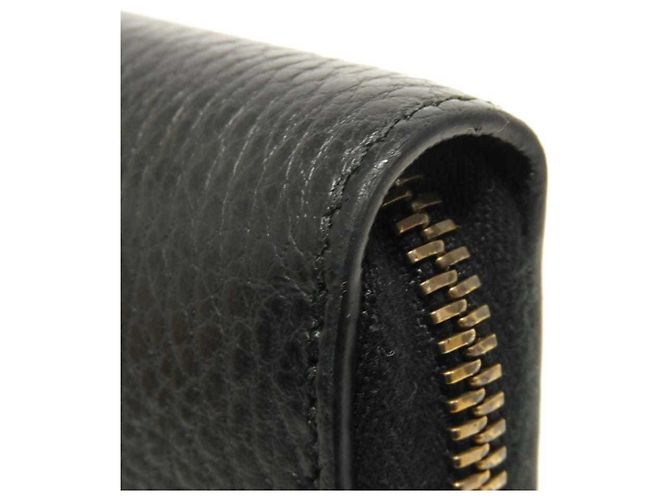 Portafoglio con zip Gucci GG Marmont Courier Nero - vista 22