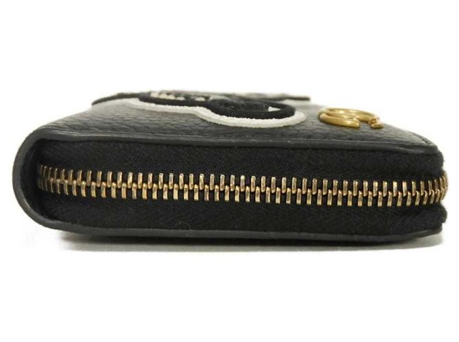 Portafoglio con zip Gucci GG Marmont Courier Nero - vista 25