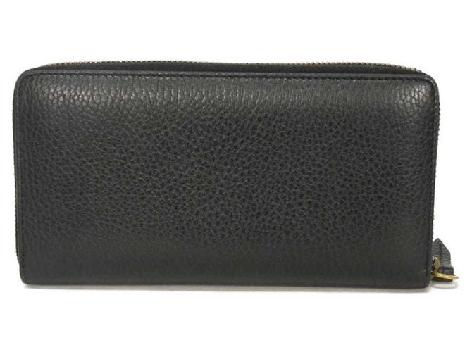 Portafoglio con zip Gucci GG Marmont Courier Nero - vista 3