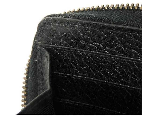 Portafoglio con zip Gucci GG Marmont Courier Nero - vista 9