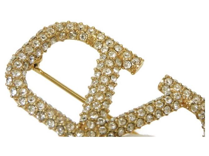 Broche V Logo chapado en oro Valentino - vista 11