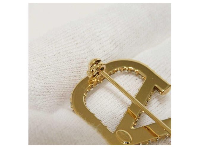 Broche V Logo chapado en oro Valentino - vista 8