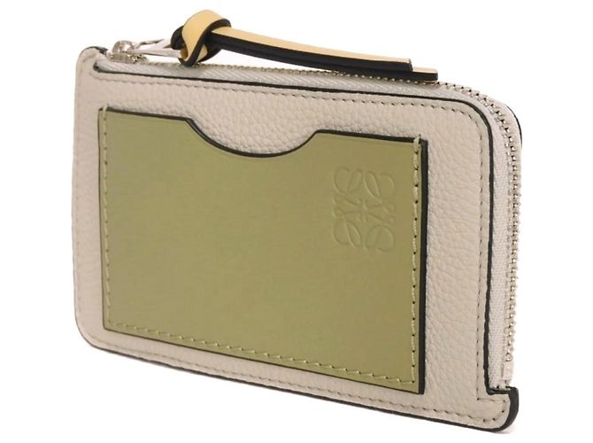 Monedero de piel gris Loewe Castaño - vista 2
